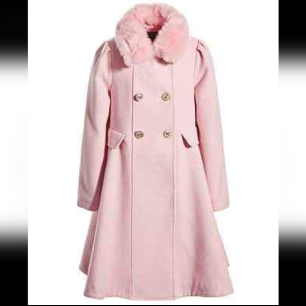 Rothschild pink princess coat girls xl (16)